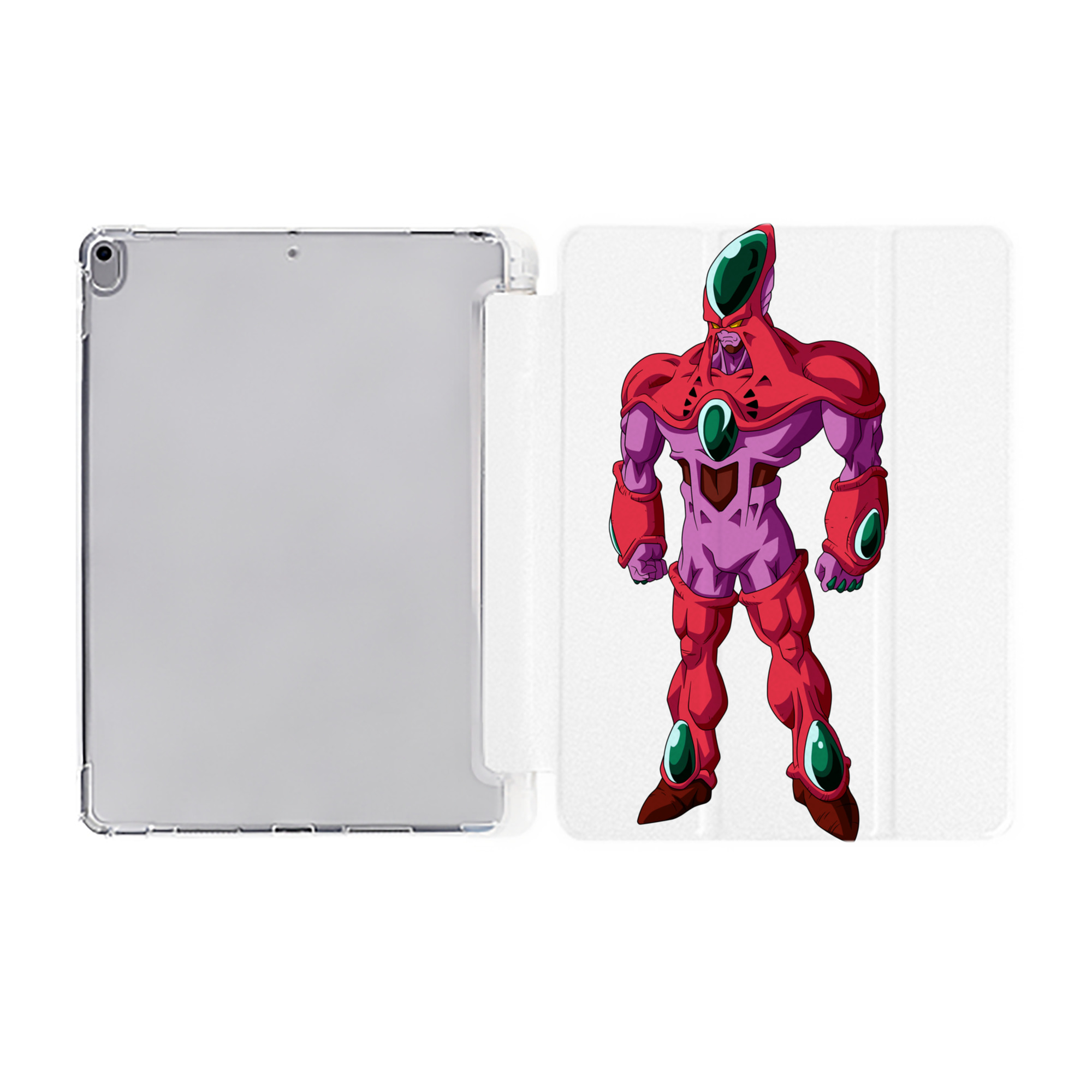 （画像用） ドラゴンボール DRAGON BALL IPad ケース ペン収納付き 三つ折りスタンド PUレザー×シリコン 対応機種9.5/10.5/10.9インチ